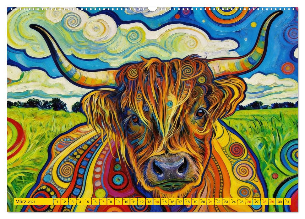 Farbenfrohes Landleben (CALVENDO Wandkalender 2027)
