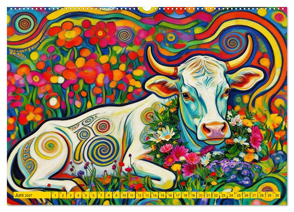 Farbenfrohes Landleben (CALVENDO Wandkalender 2027)