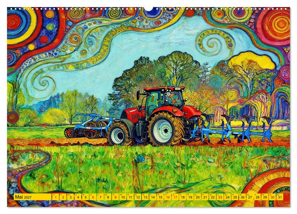 Farbenfrohes Landleben (CALVENDO Premium Wandkalender 2027)