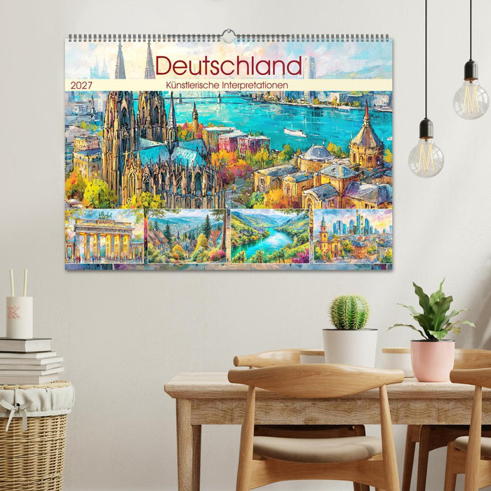 Deutschland. Künstlerische Interpretationen (CALVENDO Wandkalender 2027)