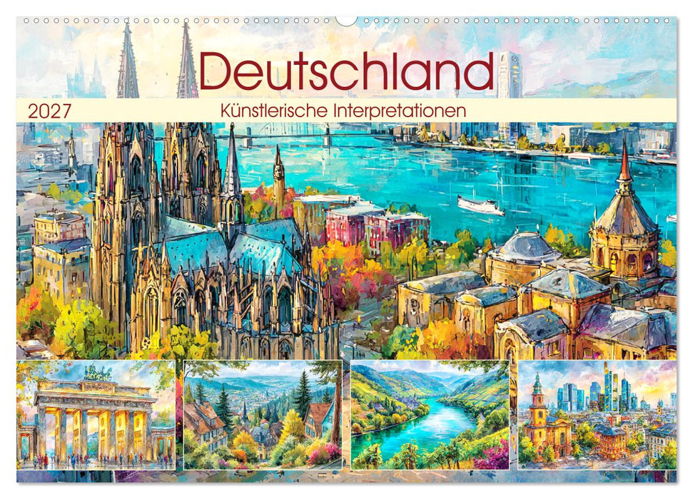 Deutschland. Künstlerische Interpretationen (CALVENDO Wandkalender 2027)