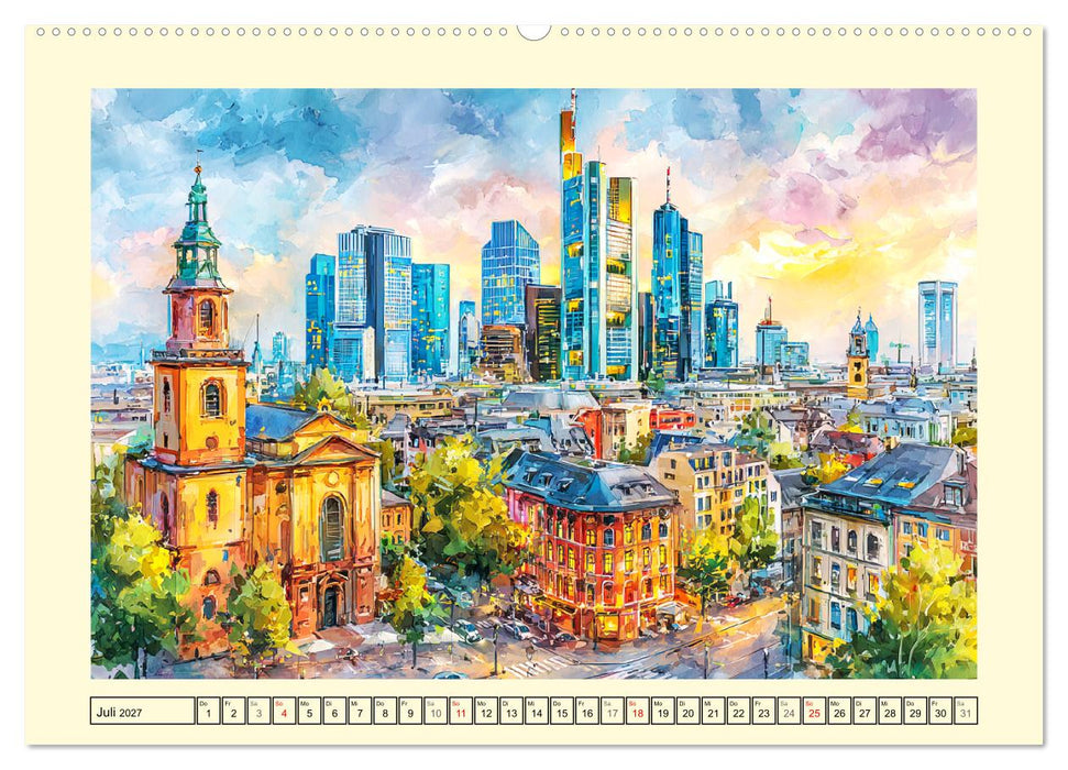Deutschland. Künstlerische Interpretationen (CALVENDO Premium Wandkalender 2027)