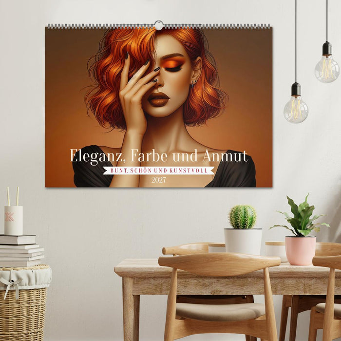 Eleganz, Farbe und Anmut (CALVENDO Wandkalender 2027)