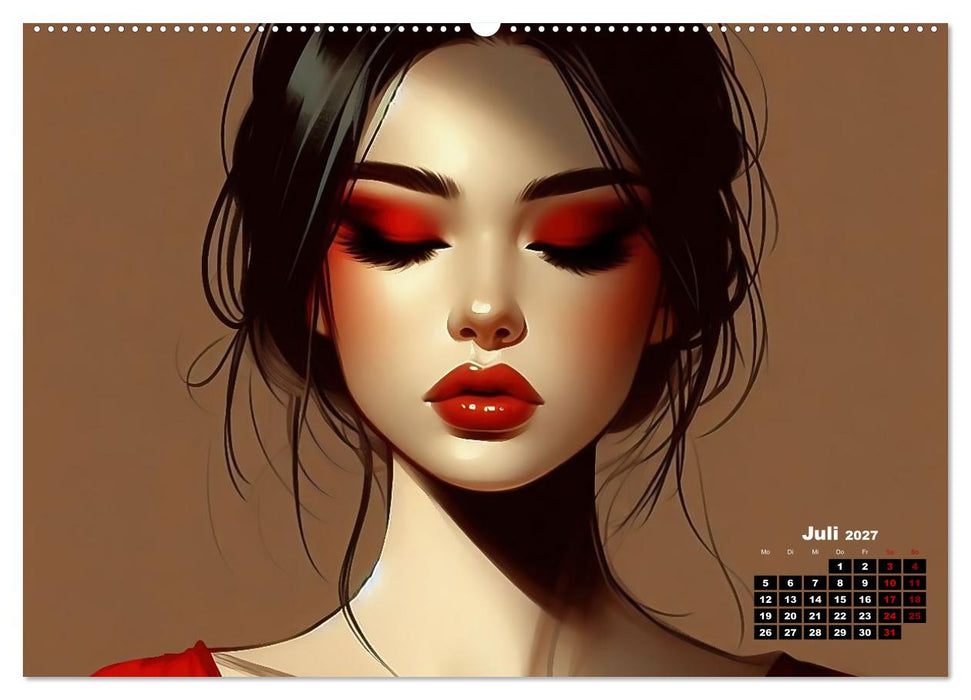 Eleganz, Farbe und Anmut (CALVENDO Premium Wandkalender 2027)