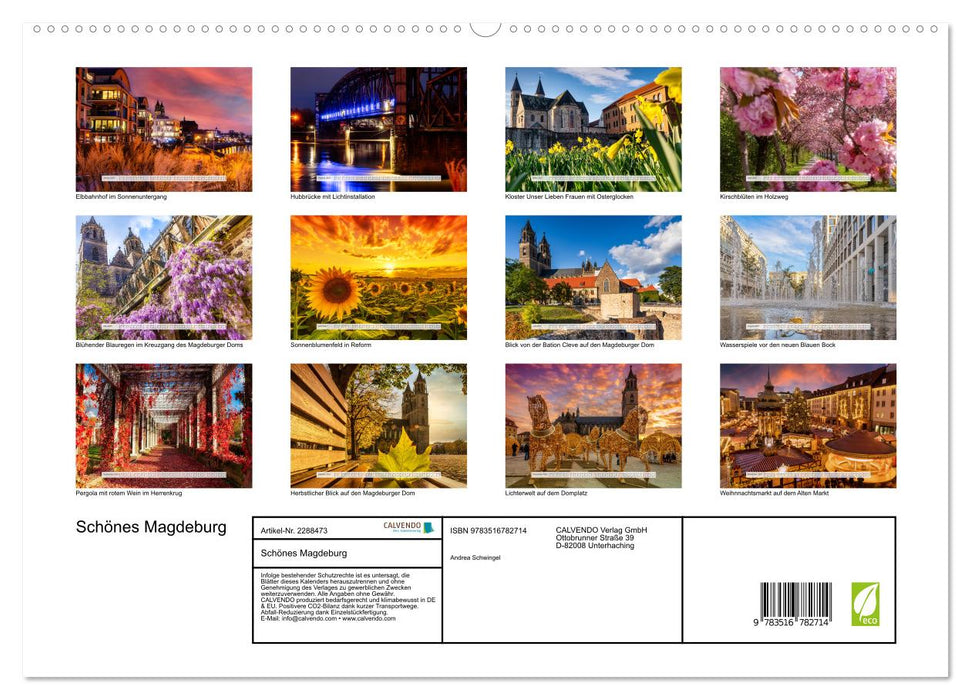 Schönes Magdeburg (CALVENDO Premium Wandkalender 2027)