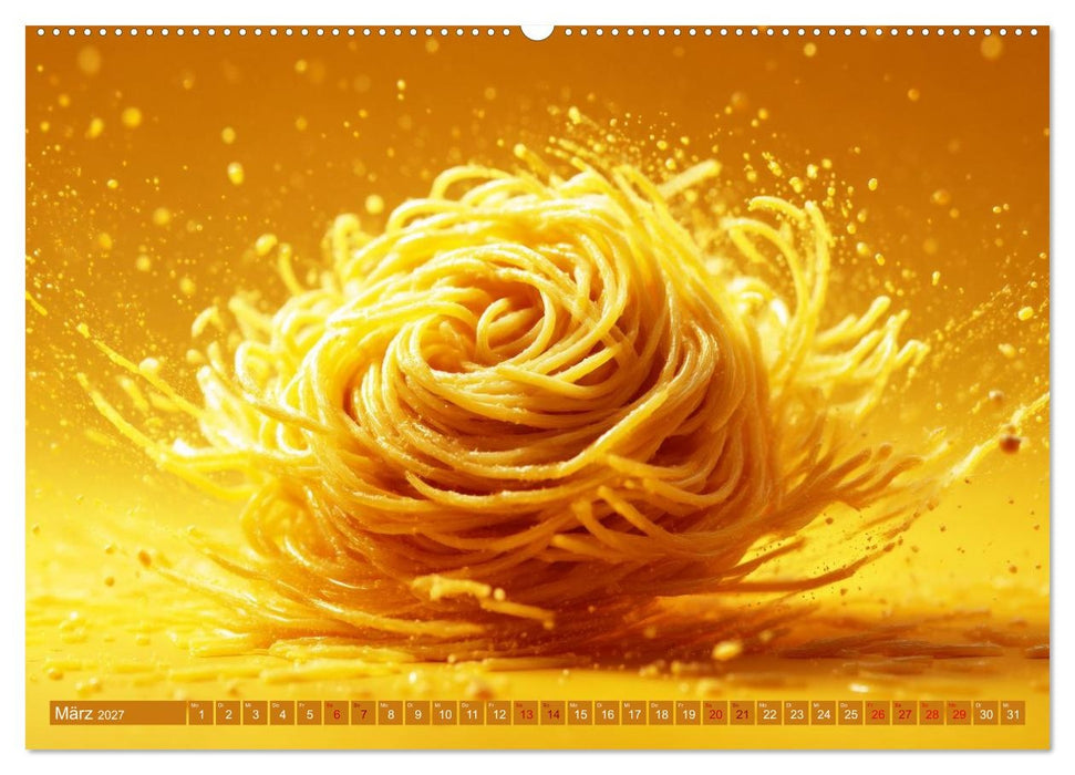 Pasta Fantastica. Surreale Nudelträume (CALVENDO Wandkalender 2027)