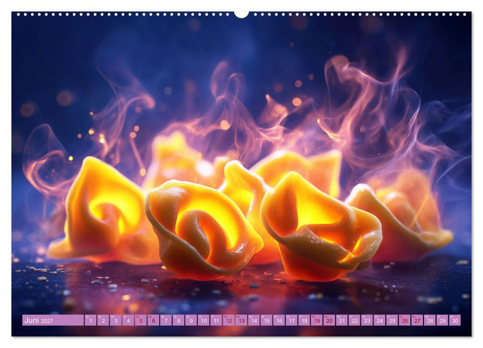 Pasta Fantastica. Surreale Nudelträume (CALVENDO Premium Wandkalender 2027)
