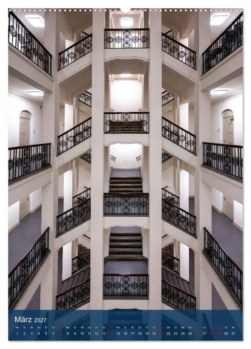 Treppenhauspoesie – Architektur im Aufstieg (CALVENDO Wandkalender 2027)