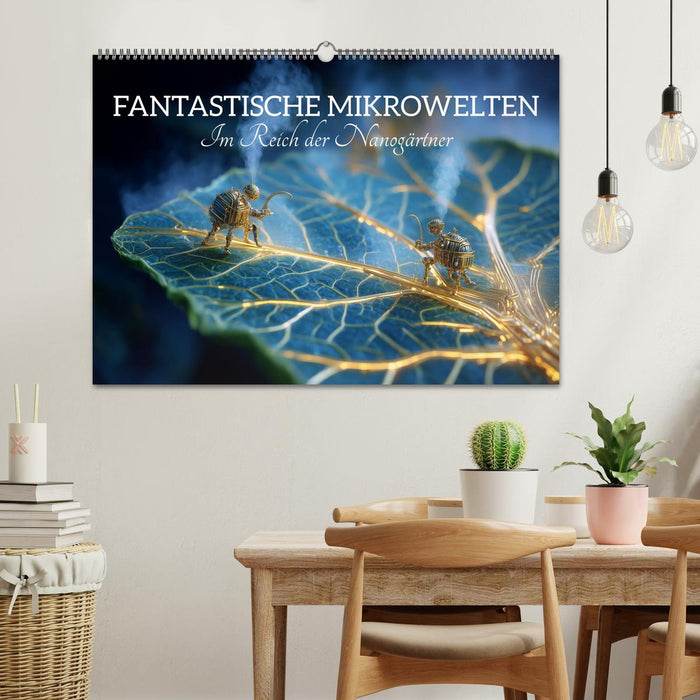 Fantastische Mikrowelten. Im Reich der Nanogärtner (CALVENDO Wandkalender 2027)
