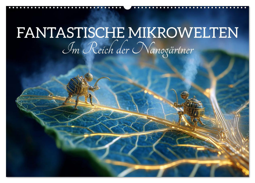 Fantastische Mikrowelten. Im Reich der Nanogärtner (CALVENDO Wandkalender 2027)