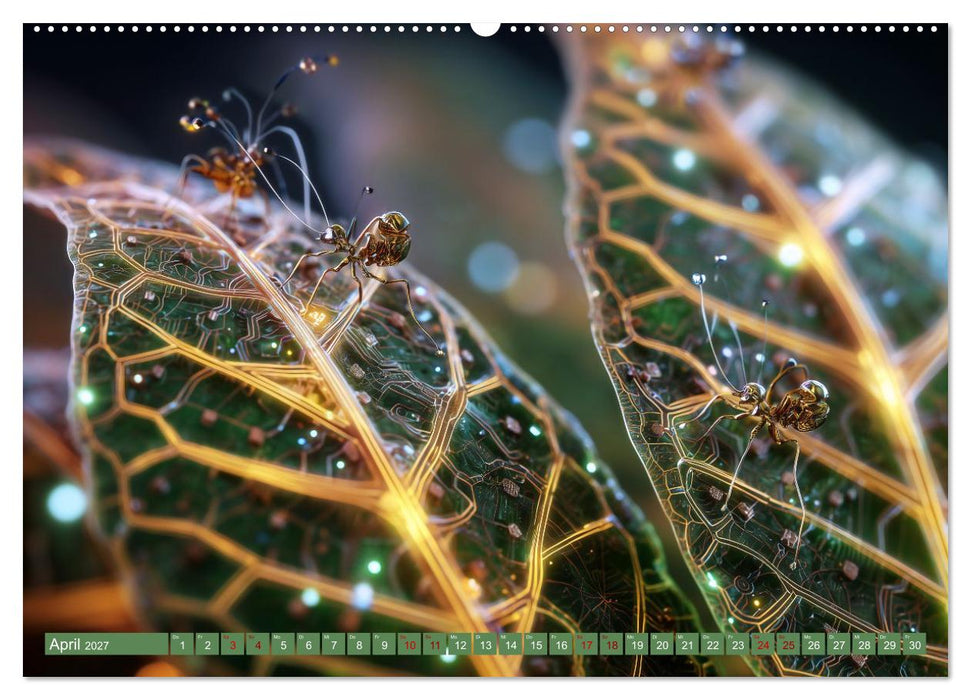 Fantastische Mikrowelten. Im Reich der Nanogärtner (CALVENDO Wandkalender 2027)