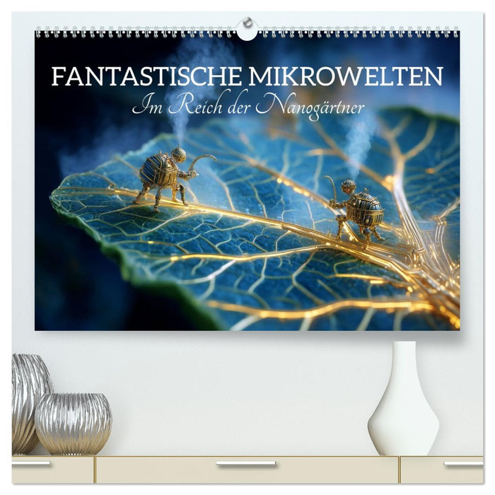 Fantastische Mikrowelten. Im Reich der Nanogärtner (CALVENDO Premium Wandkalender 2027)
