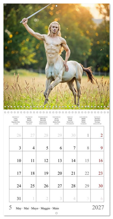 AI heroes, gods and creatures of Greek mythology (CALVENDO Monthly Calendar 2027)