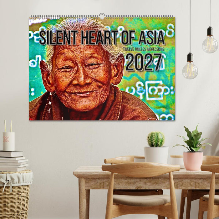 Silent Heart of Asia (CALVENDO Monthly Calendar 2027)