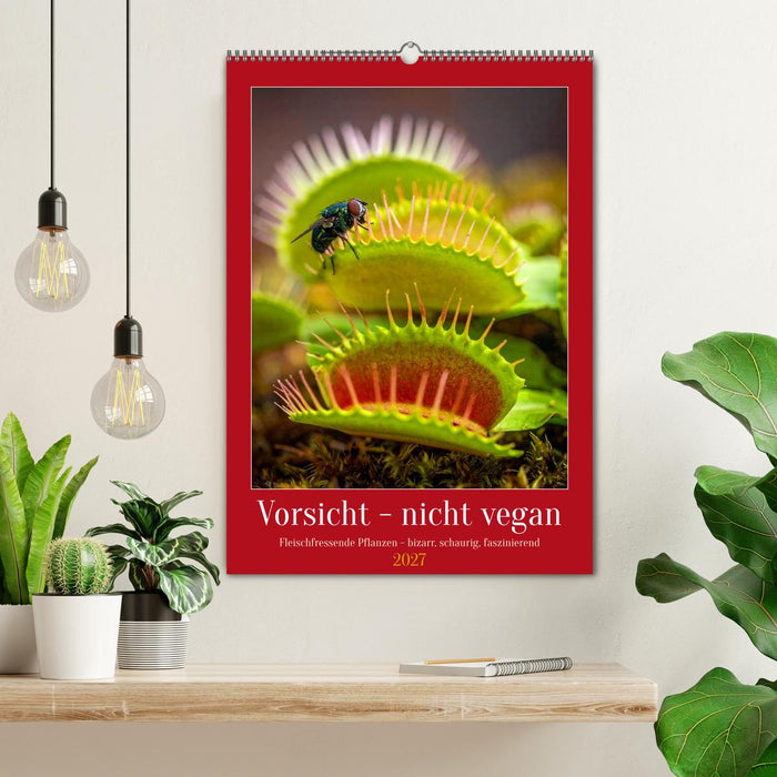 Vorsicht - nicht vegan (CALVENDO Wandkalender 2027)