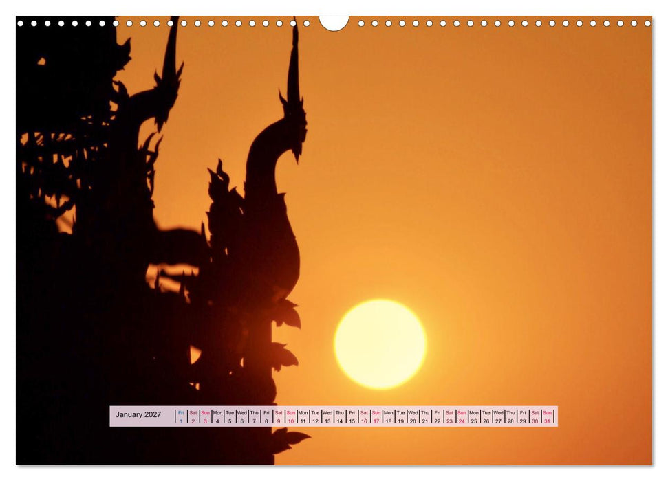 Spiritual Light of Asia (CALVENDO Monthly Calendar 2027)