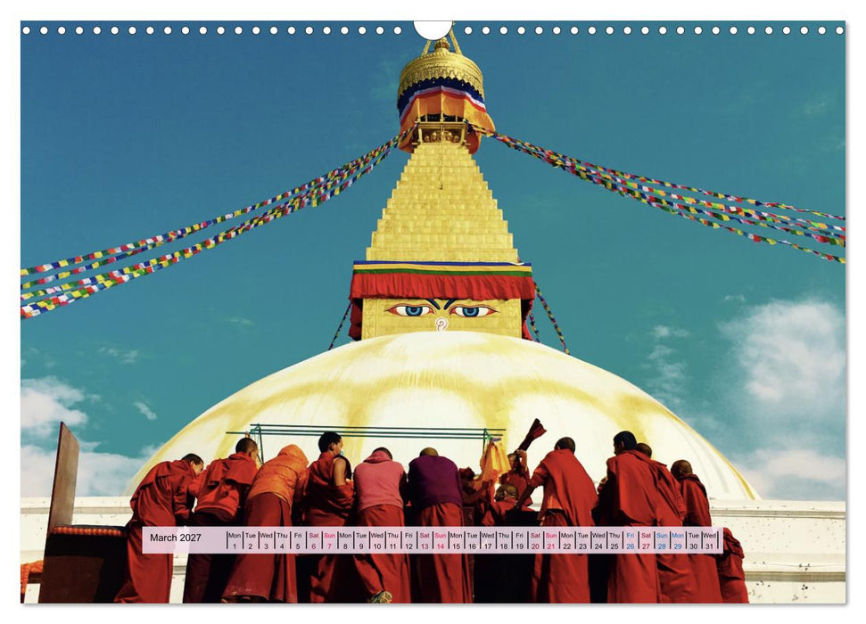 Spiritual Light of Asia (CALVENDO Monthly Calendar 2027)