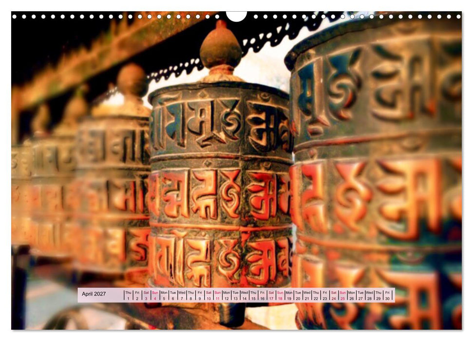 Spiritual Light of Asia (CALVENDO Monthly Calendar 2027)