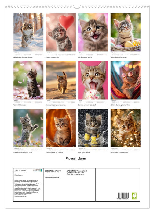 Flauschalarm (CALVENDO Wandkalender 2027)