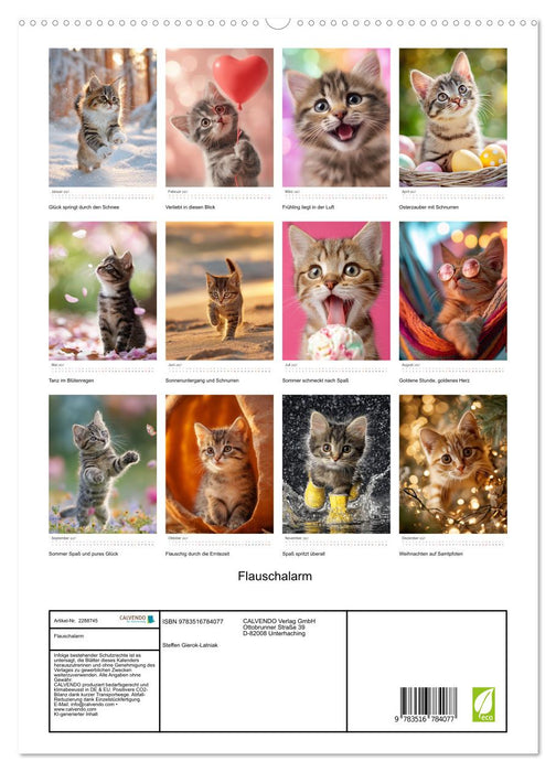 Flauschalarm (CALVENDO Premium Wandkalender 2027)