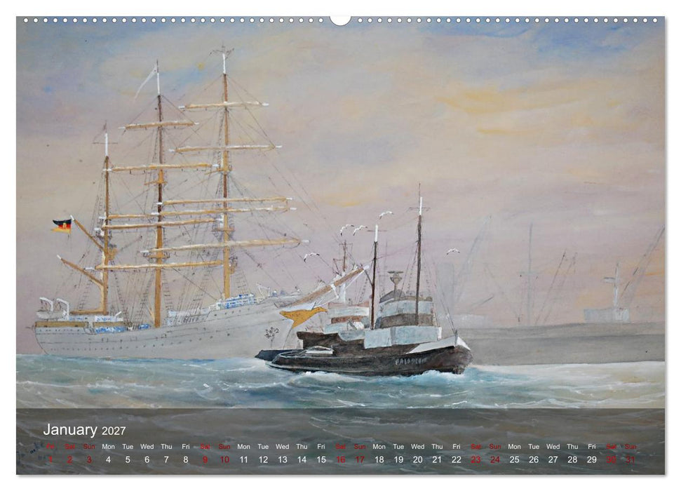Sails on the Horizon (CALVENDO Monthly Calendar 2027)