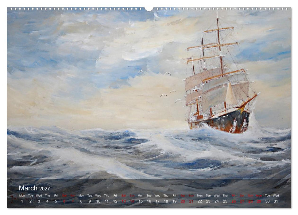 Sails on the Horizon (CALVENDO Monthly Calendar 2027)