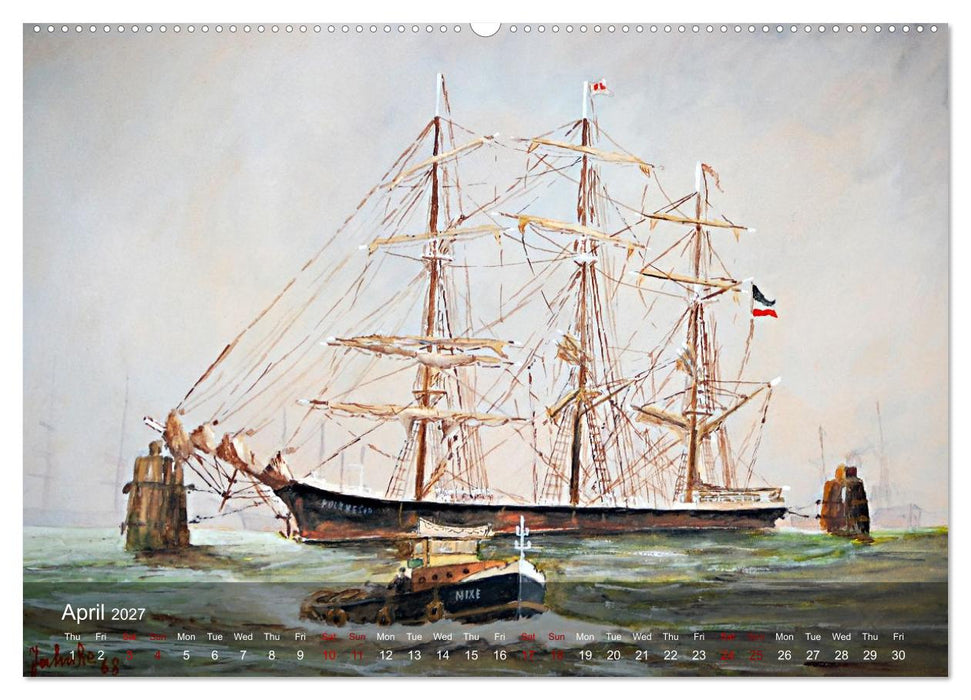 Sails on the Horizon (CALVENDO Monthly Calendar 2027)