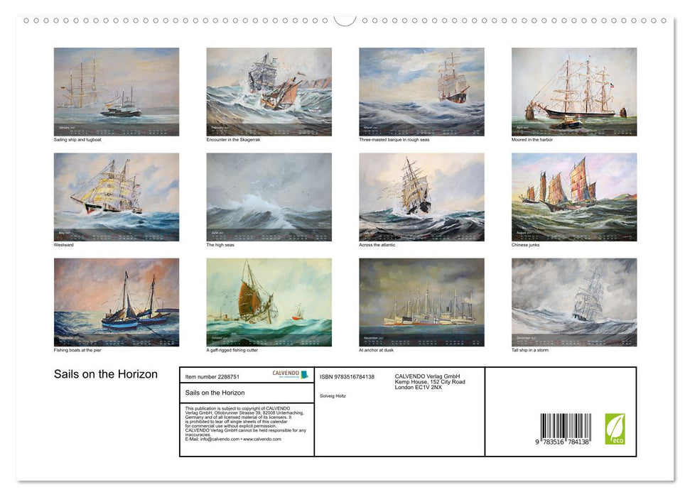 Sails on the Horizon (CALVENDO Premium-Calendar 2027)