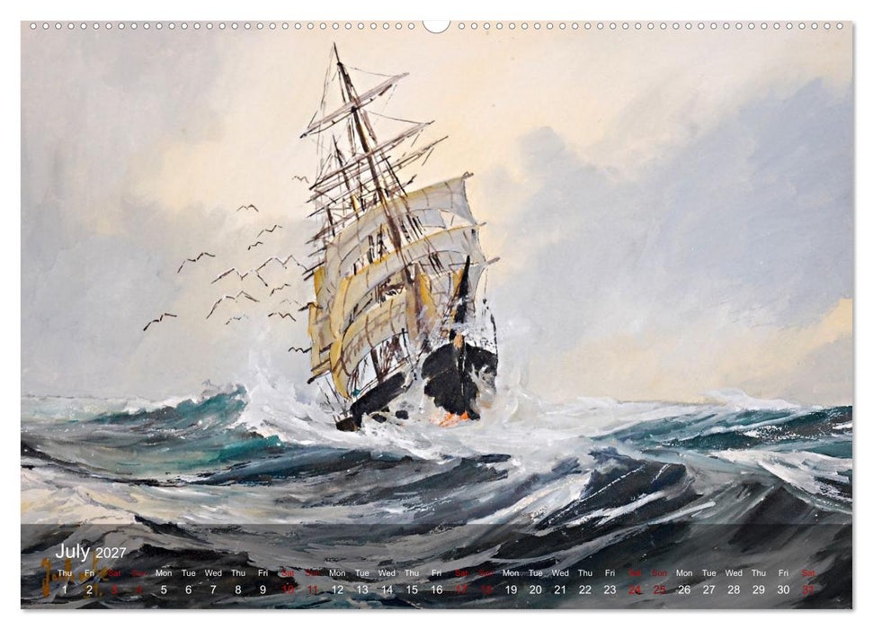 Sails on the Horizon (CALVENDO Premium-Calendar 2027)