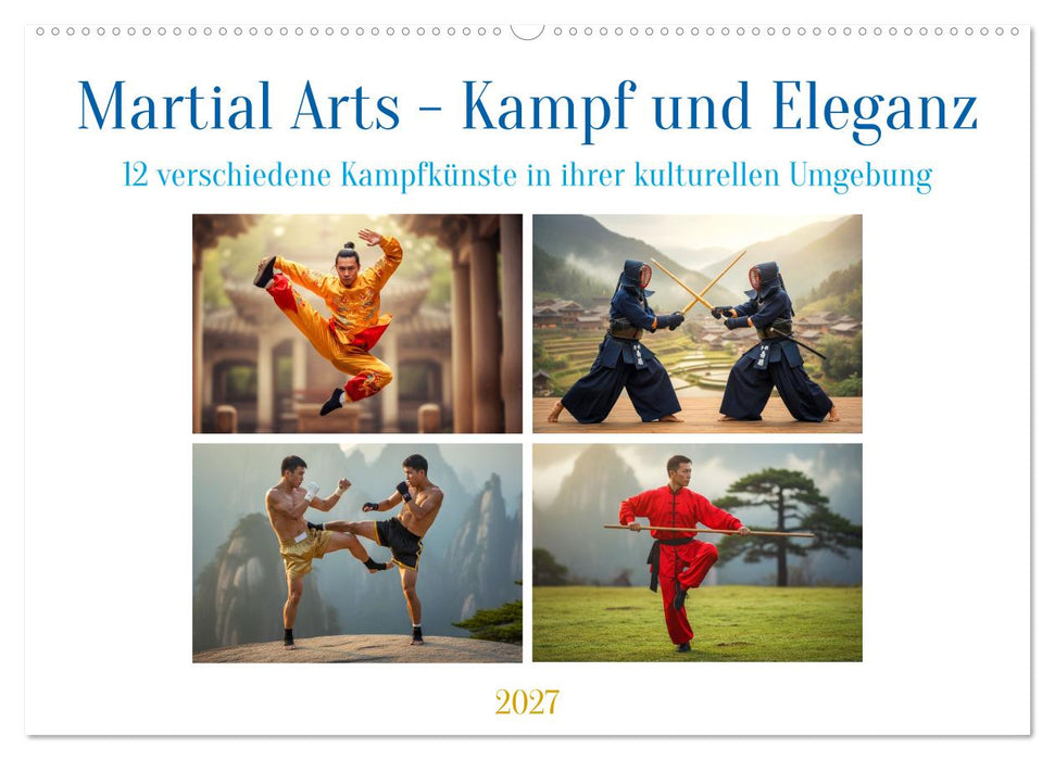 Martial Arts - Kampf und Eleganz (CALVENDO Wandkalender 2027)