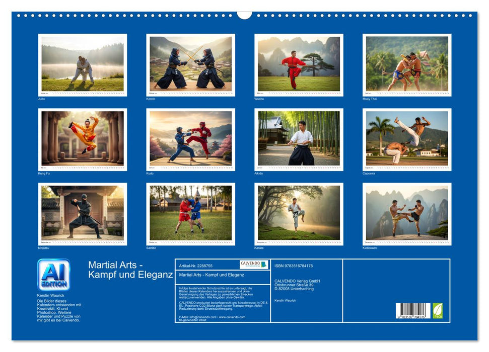 Martial Arts - Kampf und Eleganz (CALVENDO Wandkalender 2027)
