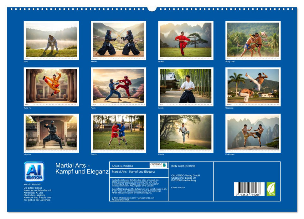 Martial Arts - Kampf und Eleganz (CALVENDO Premium Wandkalender 2027)