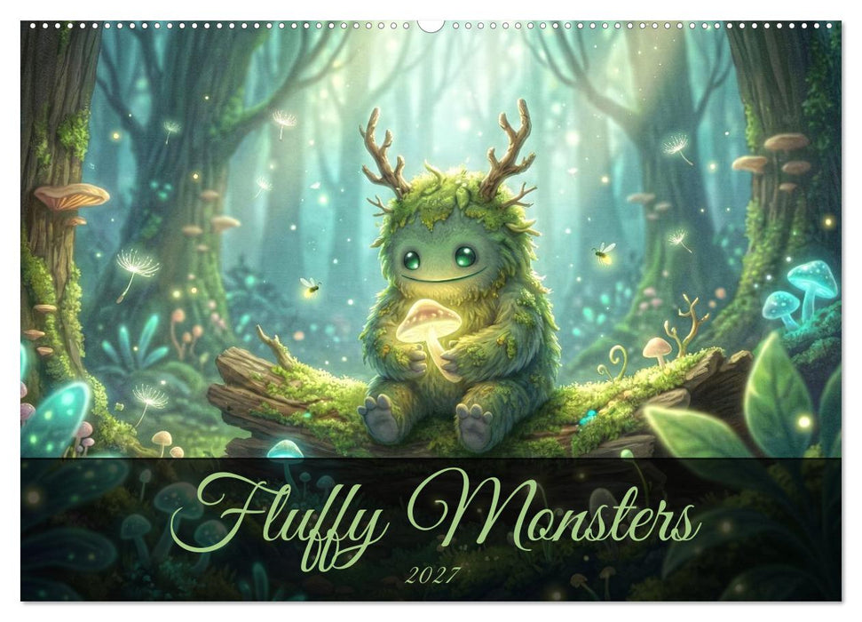 Fluffy Monsters (CALVENDO Wandkalender 2027)