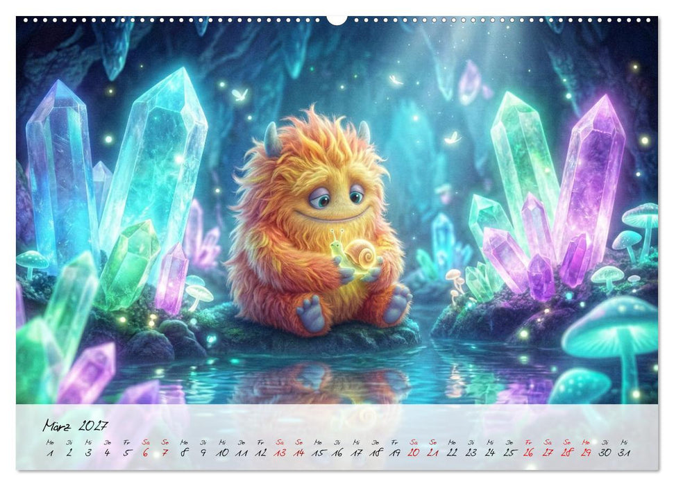 Fluffy Monsters (CALVENDO Wandkalender 2027)