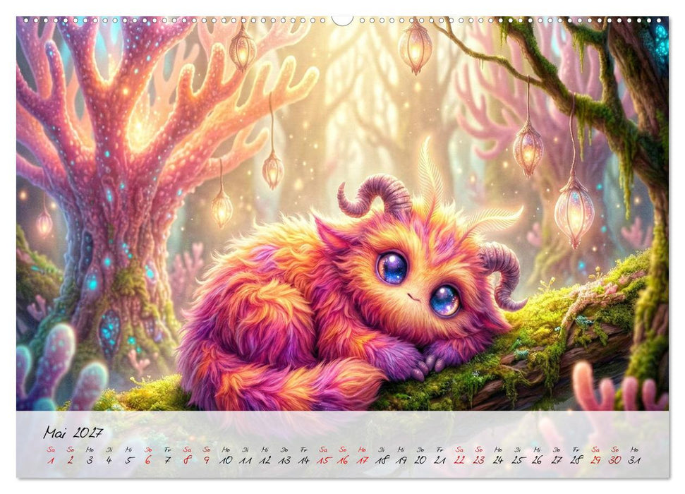 Fluffy Monsters (CALVENDO Wandkalender 2027)