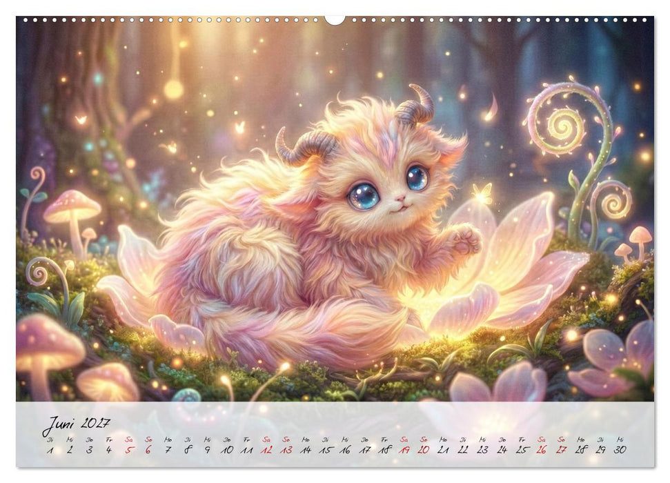 Fluffy Monsters (CALVENDO Wandkalender 2027)