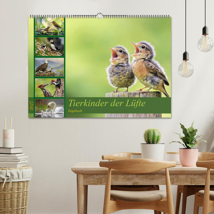 Tierkinder der Lüfte - Vogelwelt (CALVENDO Wandkalender 2027)