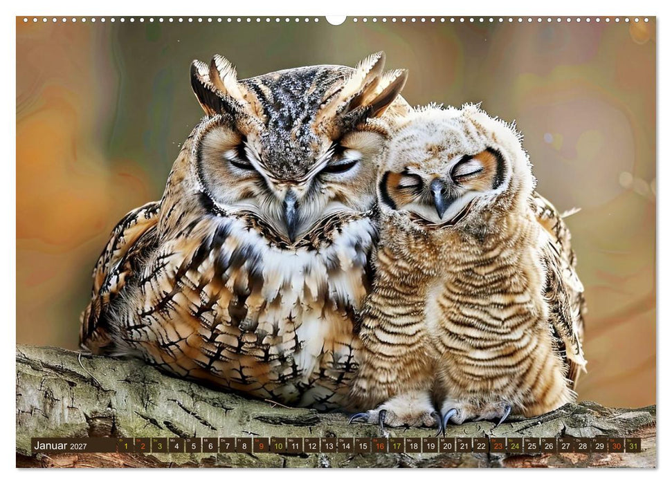 Tierkinder der Lüfte - Vogelwelt (CALVENDO Wandkalender 2027)