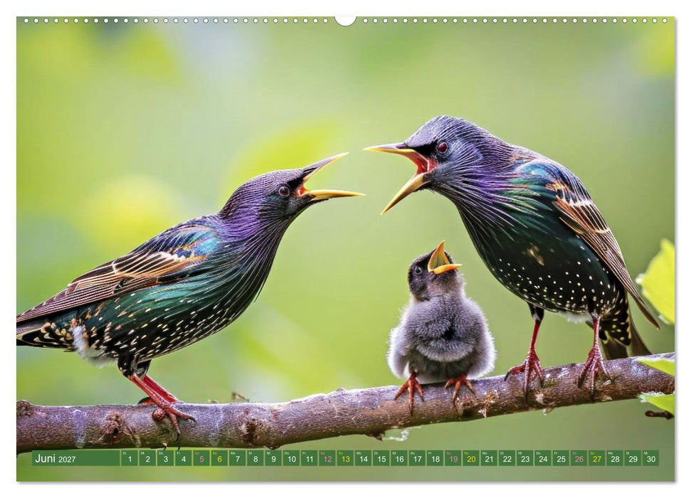 Tierkinder der Lüfte - Vogelwelt (CALVENDO Wandkalender 2027)
