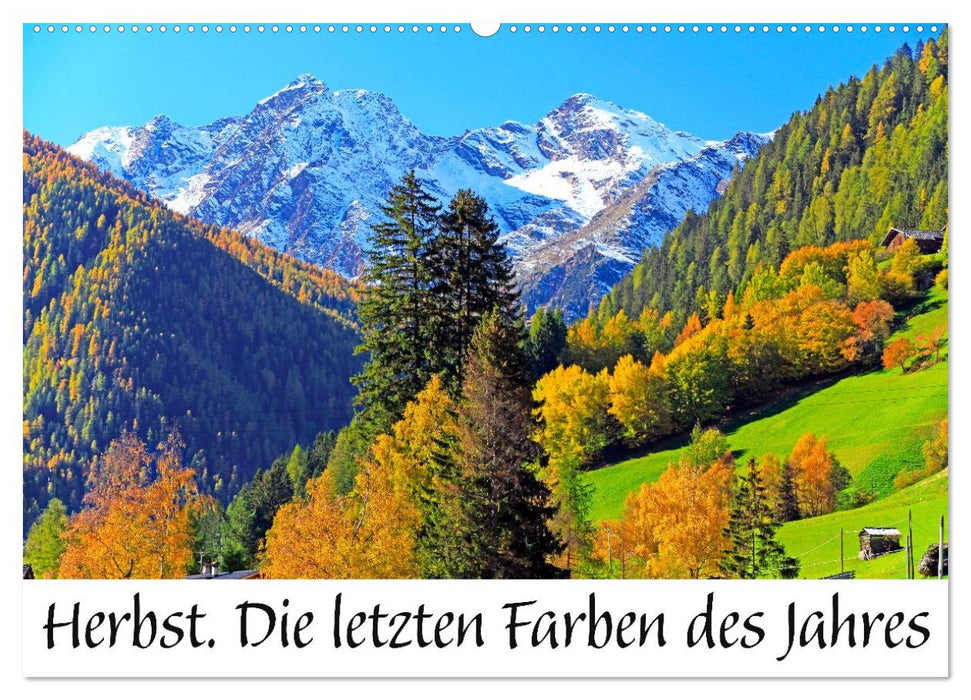 Herbst. Die letzten Farben des Jahres (CALVENDO Wandkalender 2027)