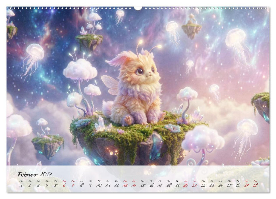 Fluffy Monsters (CALVENDO Premium Wandkalender 2027)