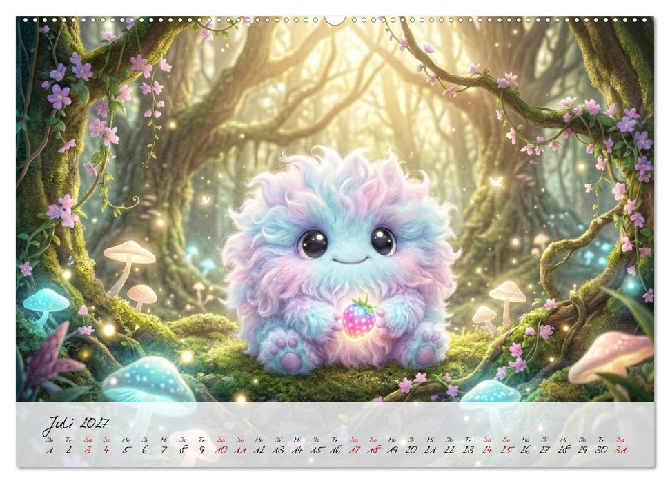 Fluffy Monsters (CALVENDO Premium Wandkalender 2027)