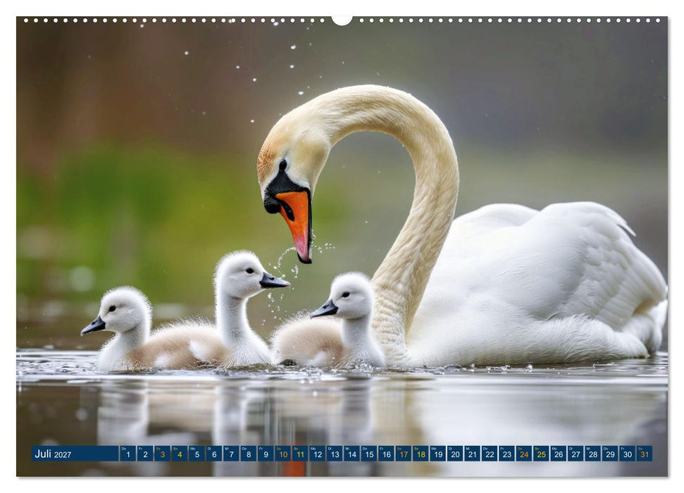 Tierkinder der Lüfte - Vogelwelt (CALVENDO Premium Wandkalender 2027)