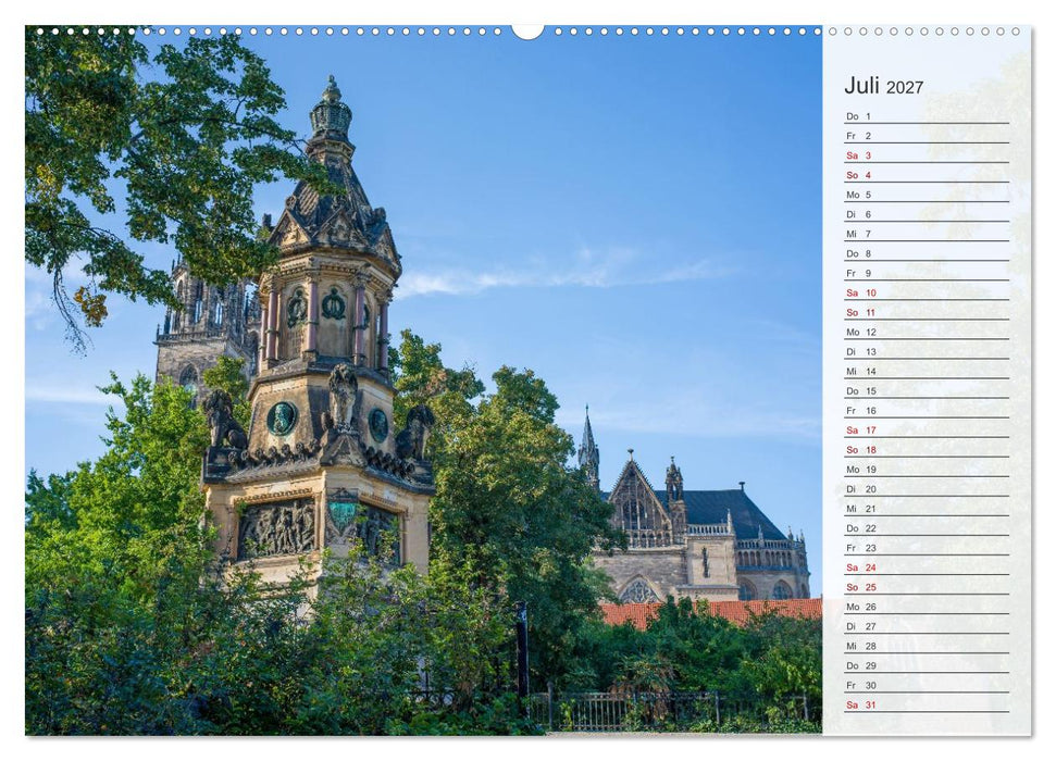 Magdeburg an der Elbe - Der Planer (CALVENDO Premium Wandkalender 2027)