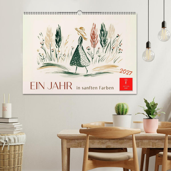 Ein Jahr in sanften Farben (CALVENDO Wandkalender 2027)
