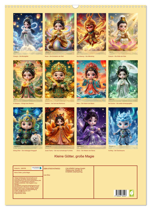 Kleine Götter, große Magie (CALVENDO Wandkalender 2027)