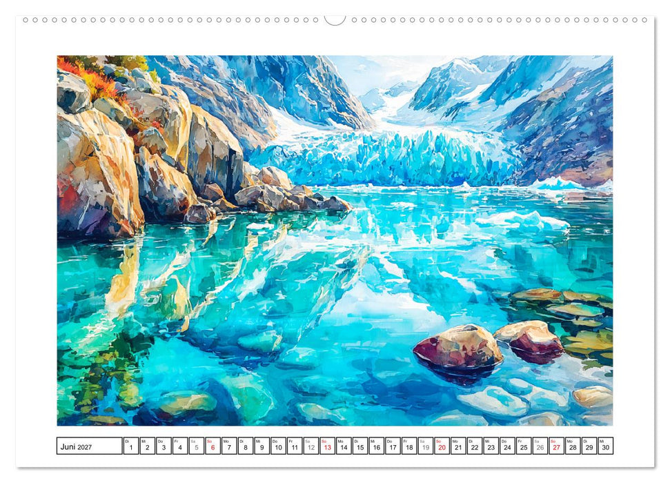Norwegen. Künstlerische Aquarelle aus dem hohen Norden (CALVENDO Wandkalender 2027)