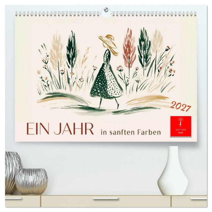 Ein Jahr in sanften Farben (CALVENDO Premium Wandkalender 2027)