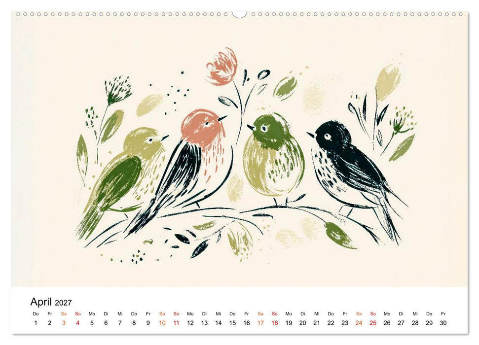 Ein Jahr in sanften Farben (CALVENDO Premium Wandkalender 2027)
