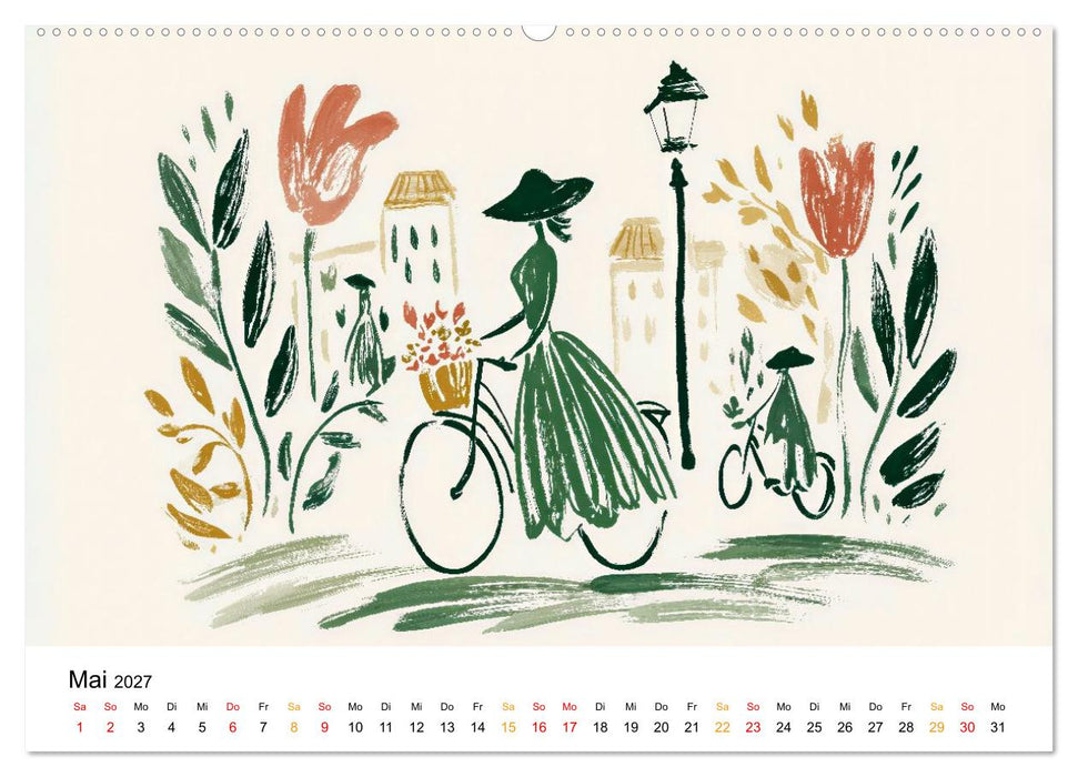 Ein Jahr in sanften Farben (CALVENDO Premium Wandkalender 2027)